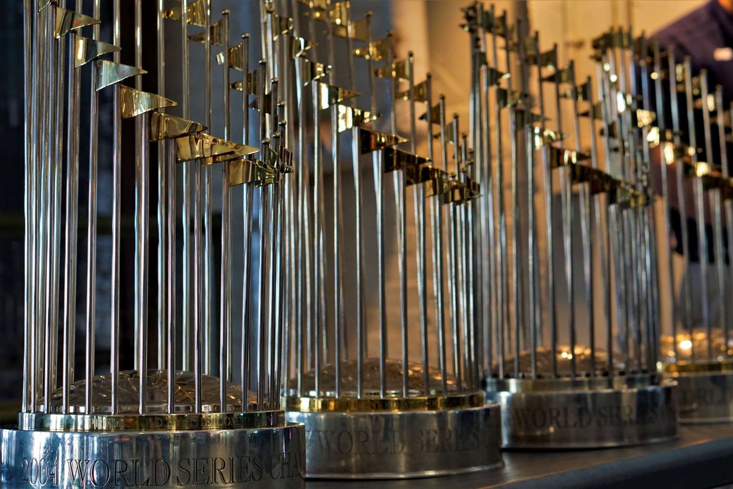 World Series Champion trophies